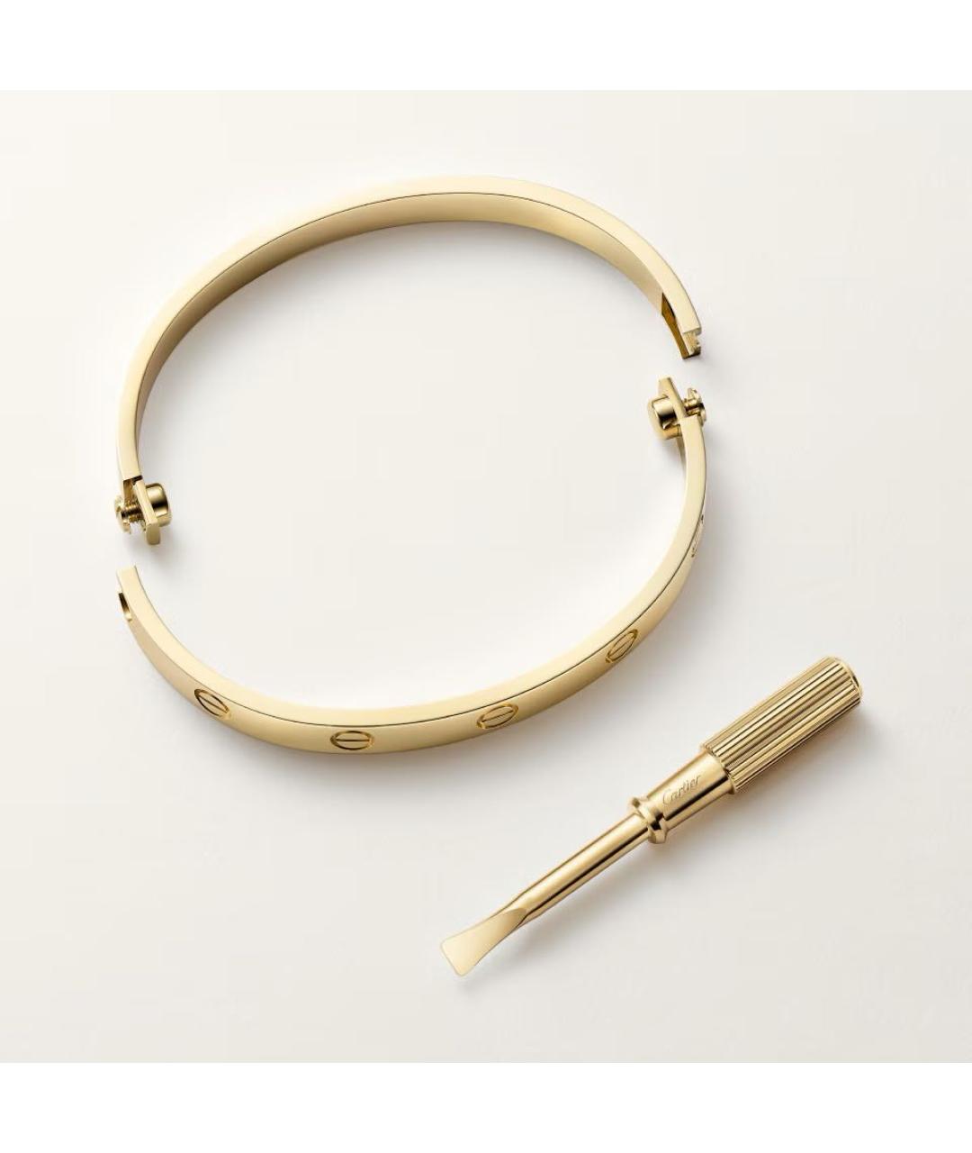 CARTIER Золотой браслет из желтого золота, фото 4