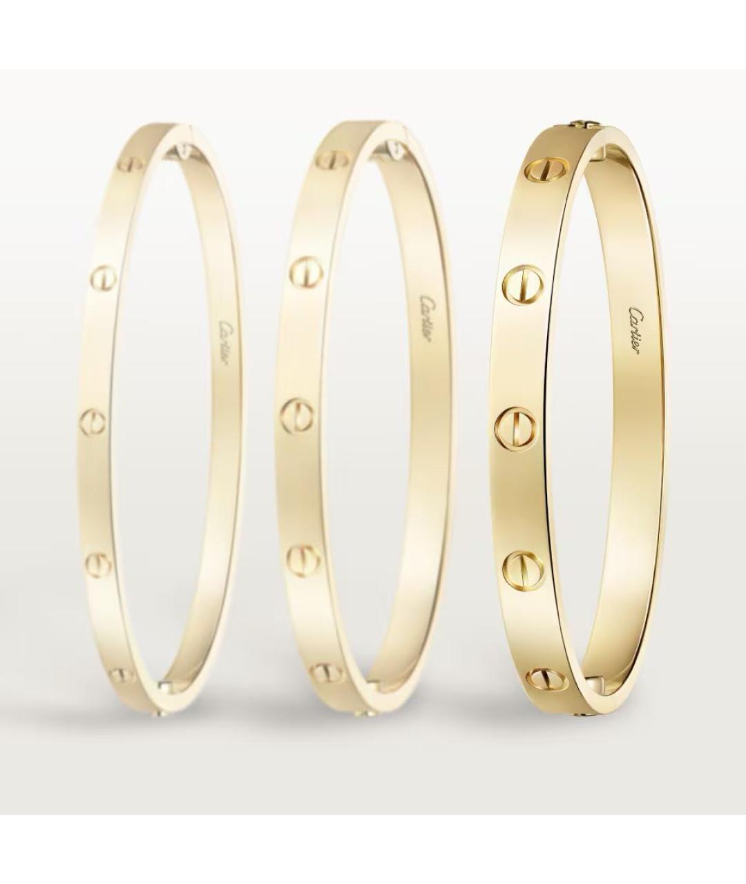CARTIER Золотой браслет из желтого золота, фото 5