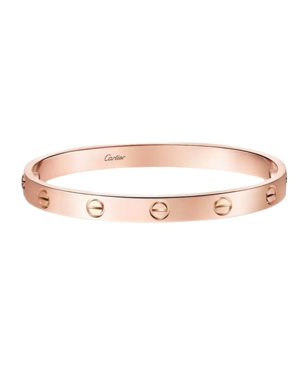 CARTIER Розовый браслет из розового золота, фото 1