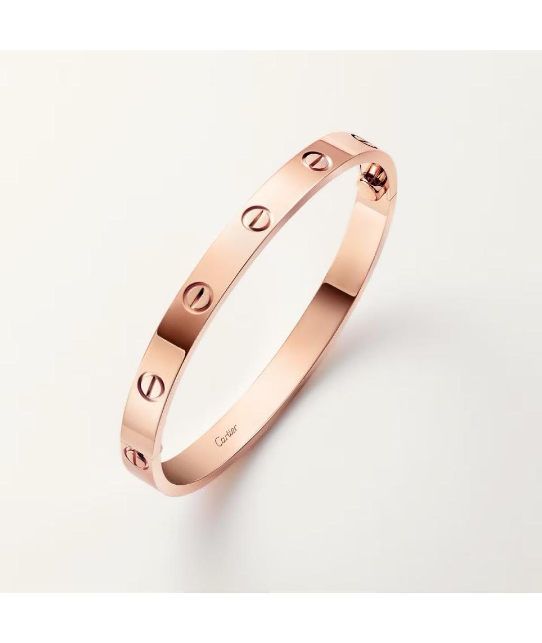 CARTIER Розовый браслет из розового золота, фото 2