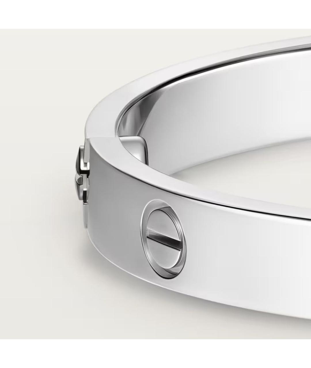 CARTIER Серебряный браслет из белого золота, фото 3