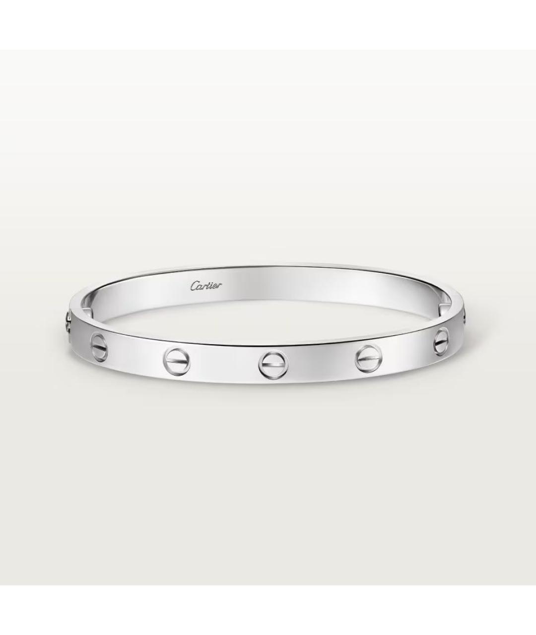 CARTIER Серебряный браслет из белого золота, фото 9
