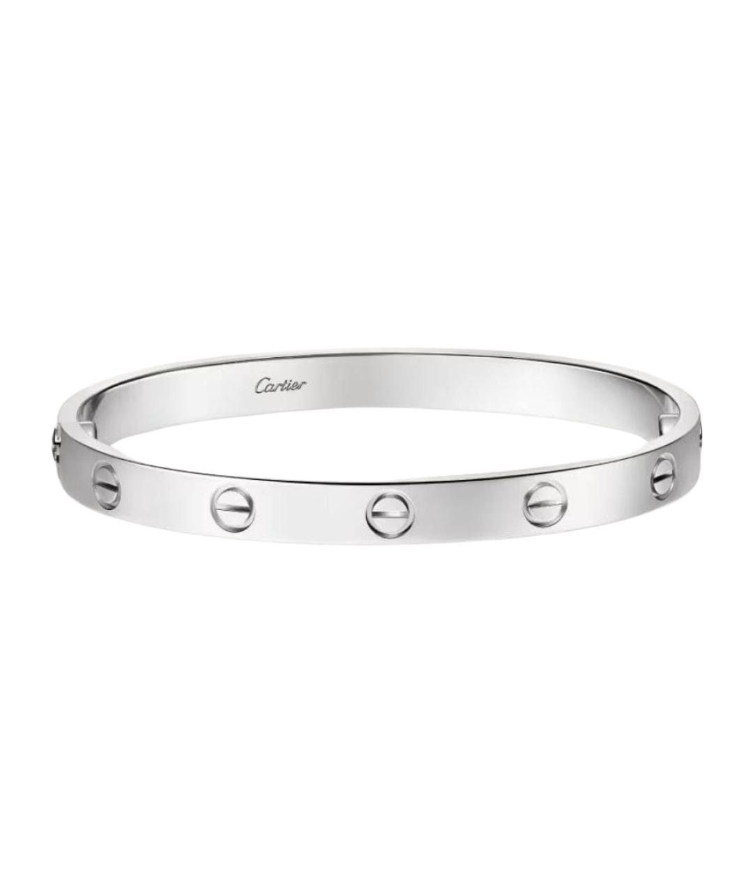 CARTIER Серебряный браслет из белого золота, фото 1