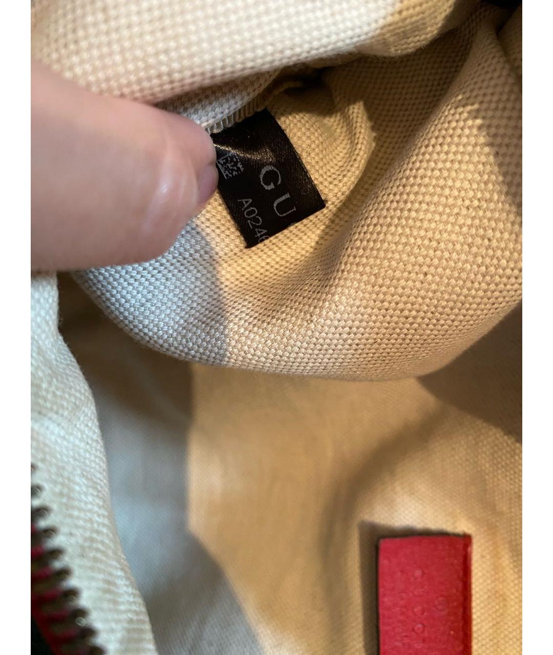 GUCCI Красная кожаная поясная сумка, фото 7