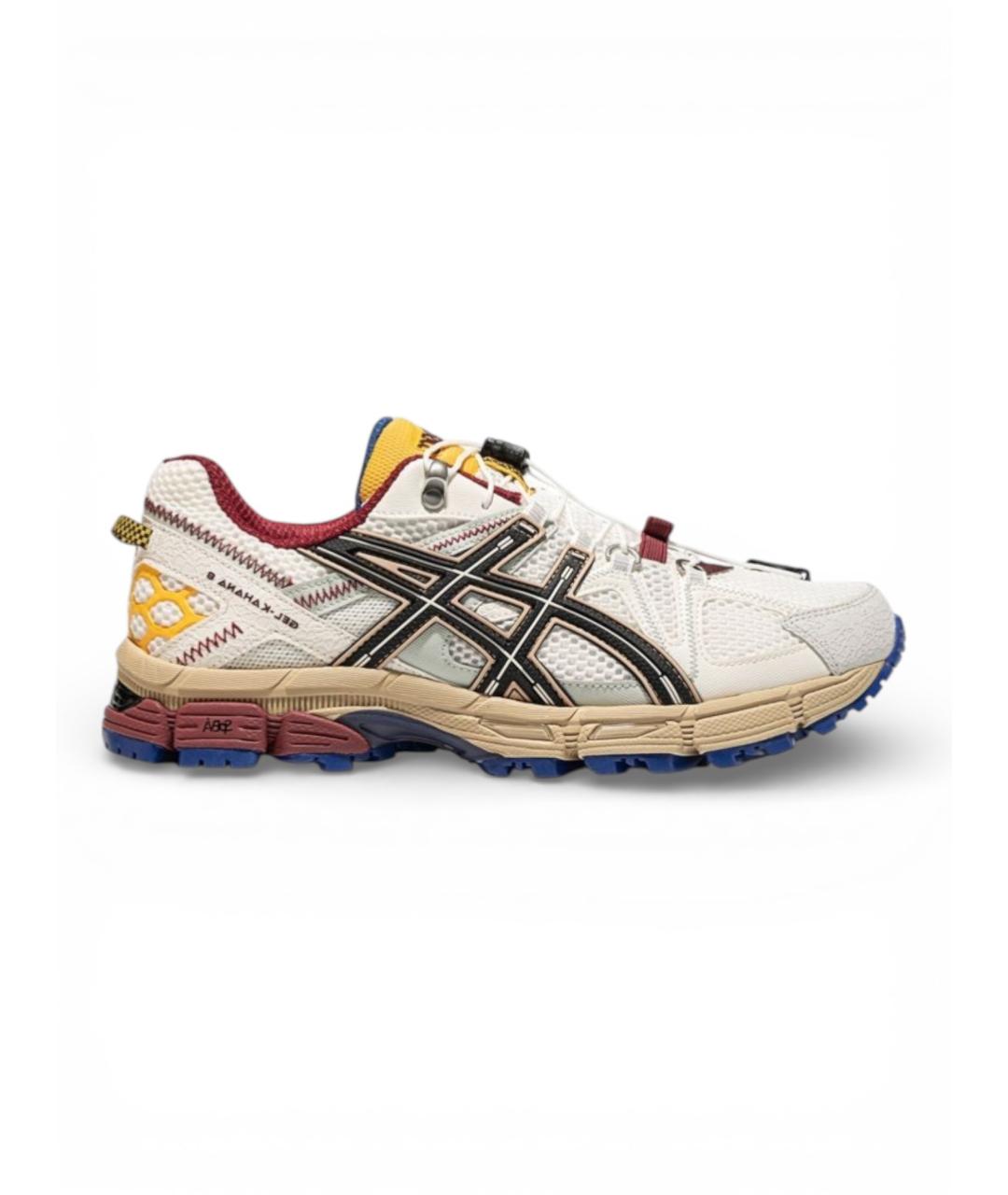 ASICS Белые синтетические низкие кроссовки / кеды, фото 9