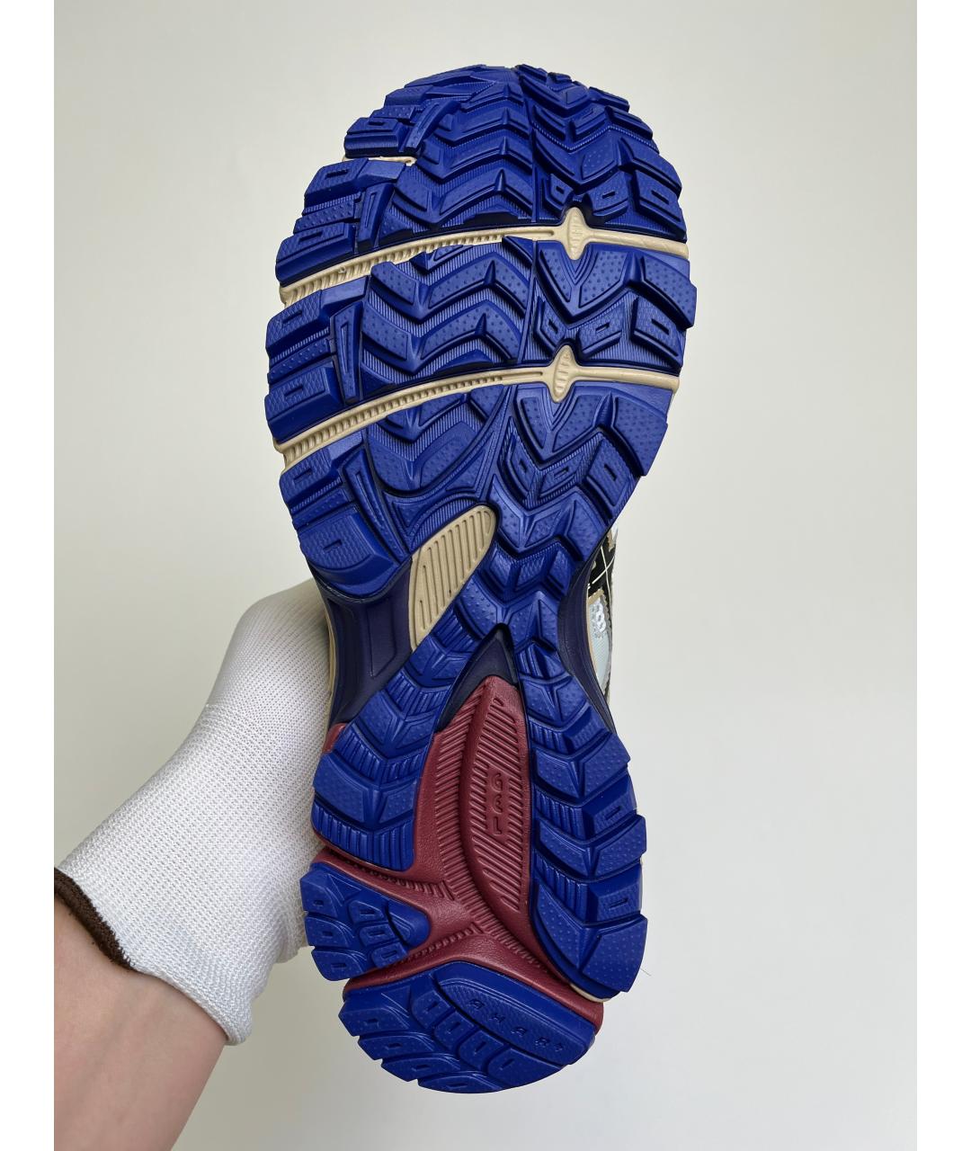 ASICS Белые синтетические низкие кроссовки / кеды, фото 8