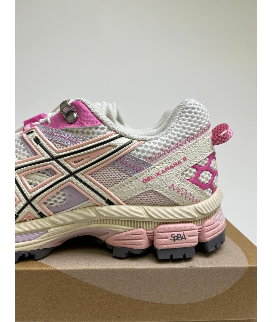 ASICS Розовые синтетические кроссовки, фото 4