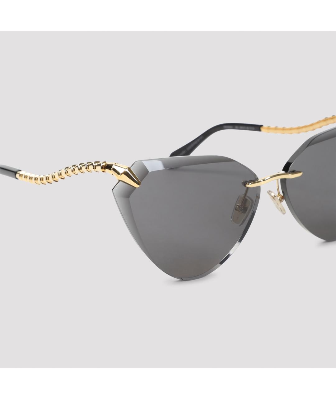 BVLGARI Серые солнцезащитные очки, фото 3