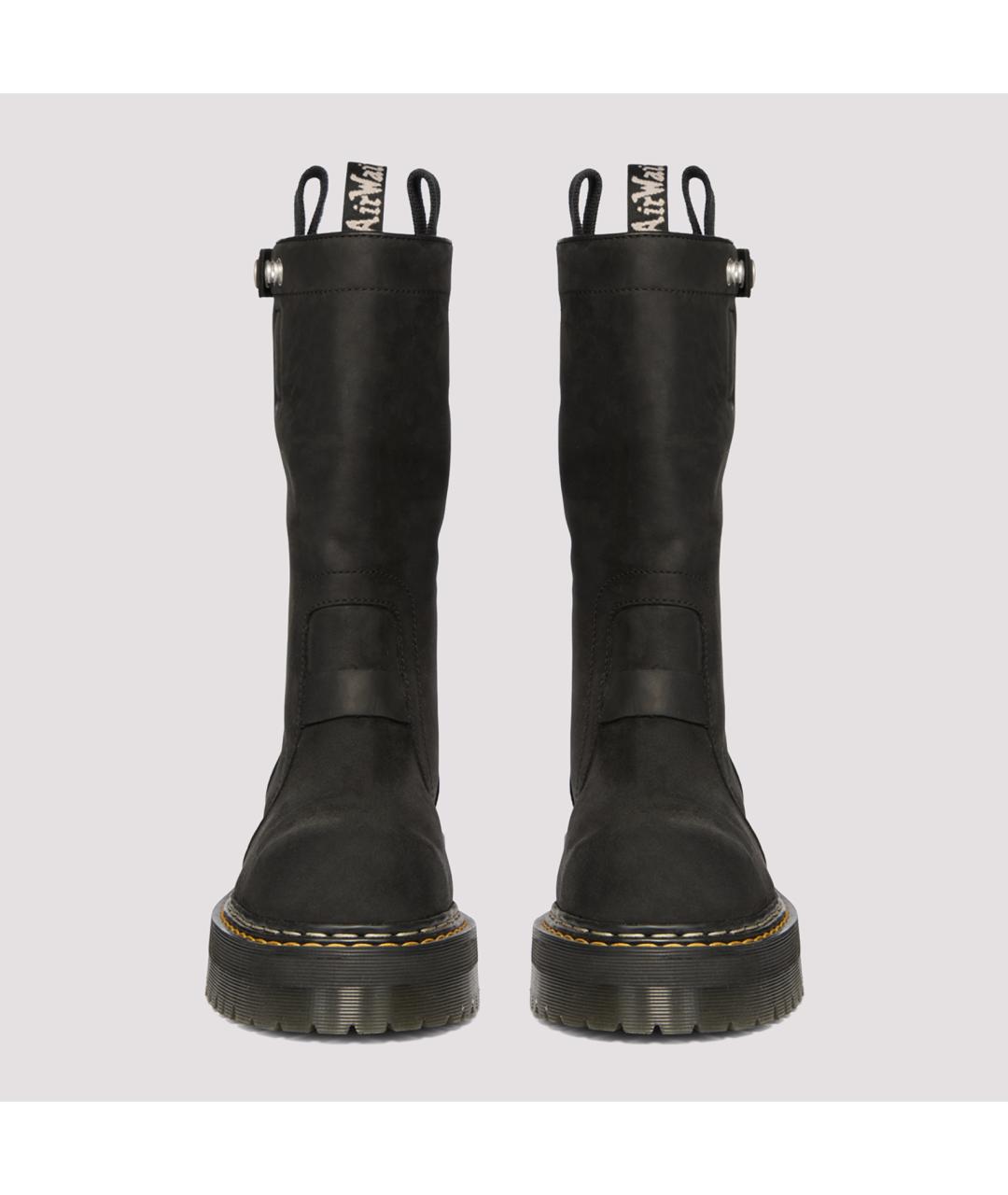 DR. MARTENS Черные кожаные ботинки, фото 2