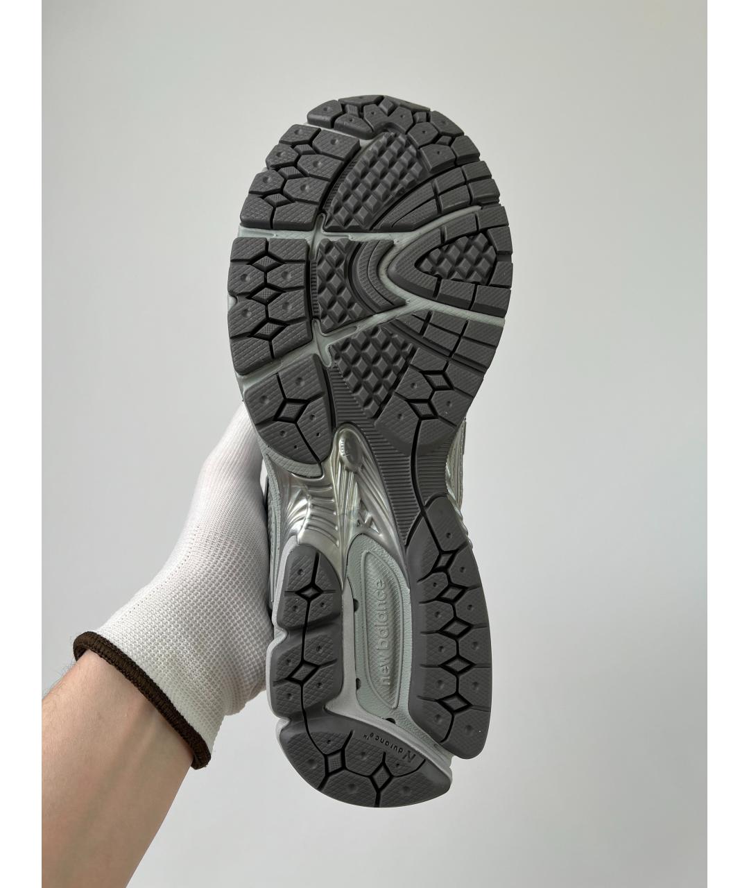 NEW BALANCE Серые синтетические низкие кроссовки / кеды, фото 8