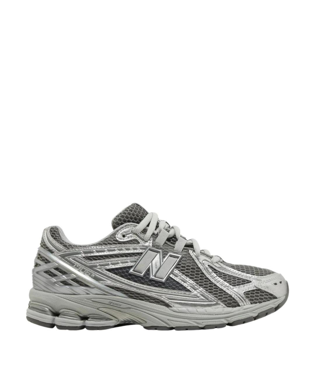 NEW BALANCE Серые синтетические низкие кроссовки / кеды, фото 1