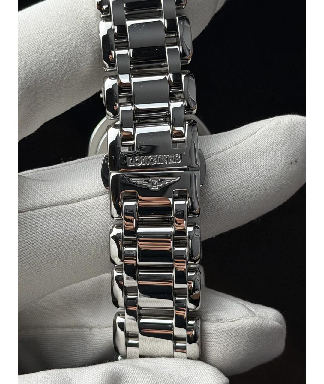 LONGINES Белые металлические часы, фото 6