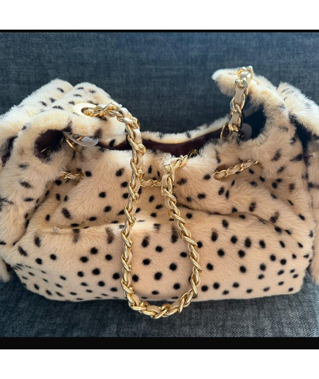 CHANEL Тканевая сумка через плечо, фото 2