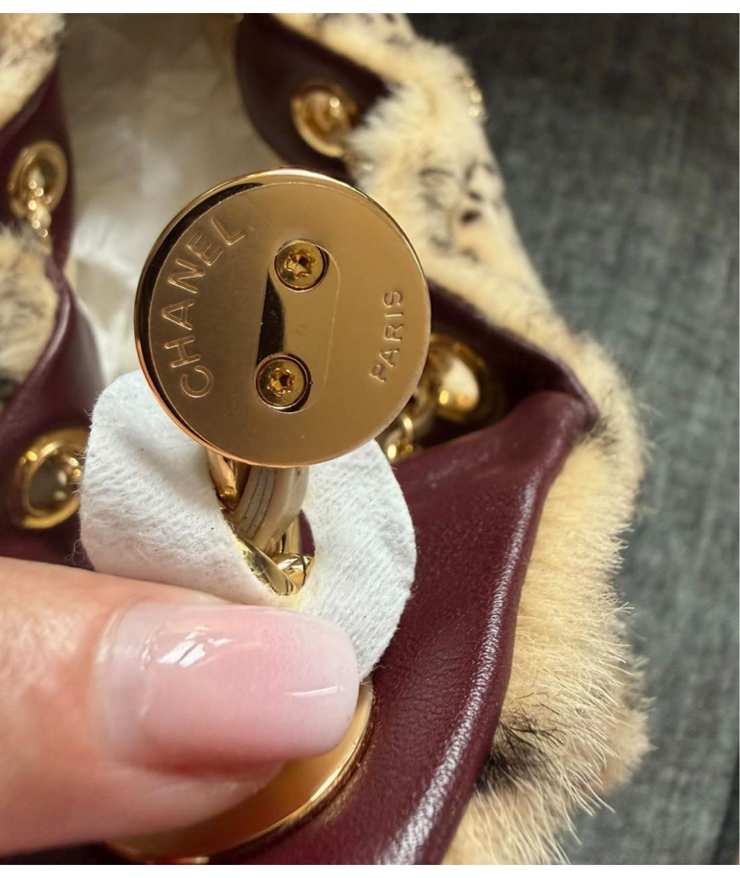 CHANEL Тканевая сумка через плечо, фото 4