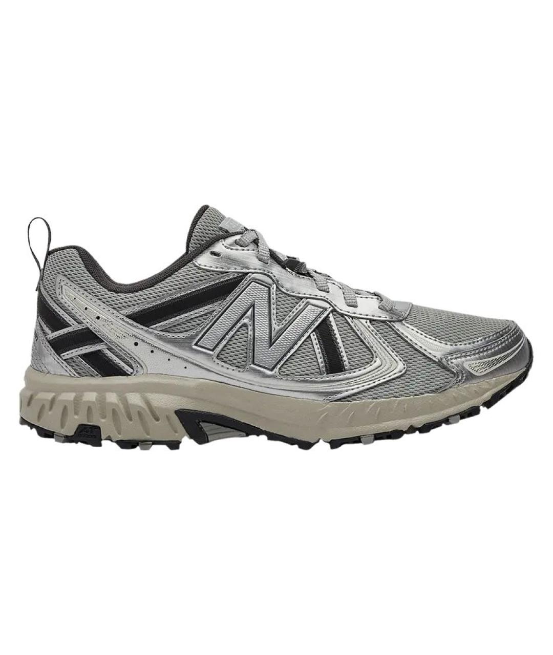 NEW BALANCE Серебряные синтетические низкие кроссовки / кеды, фото 7