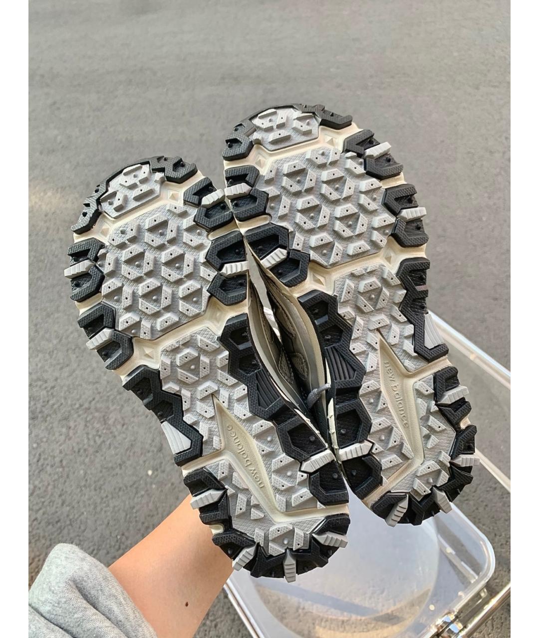 NEW BALANCE Серебряные синтетические низкие кроссовки / кеды, фото 6