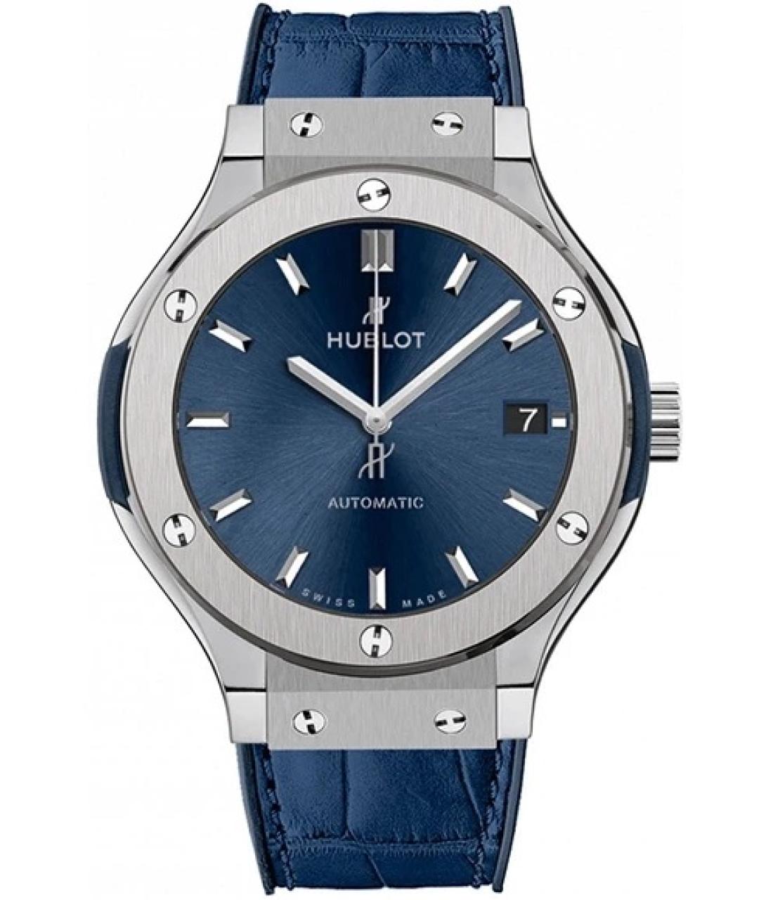 HUBLOT Синие металлические часы, фото 10