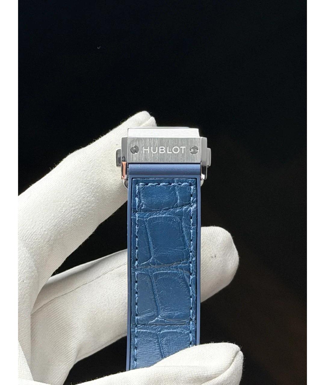 HUBLOT Синие металлические часы, фото 7