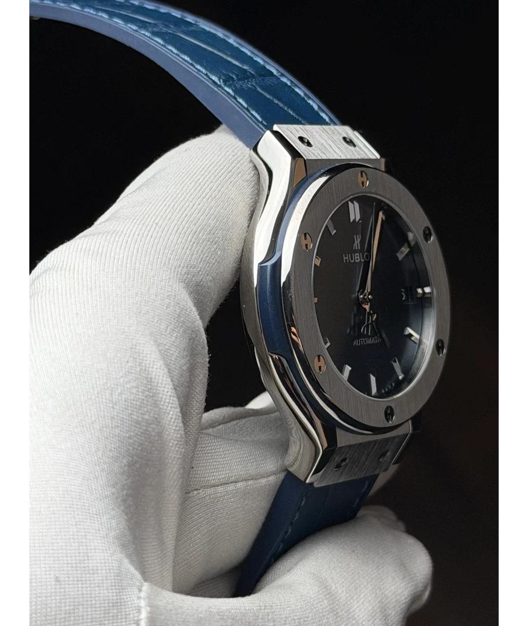 HUBLOT Синие металлические часы, фото 4