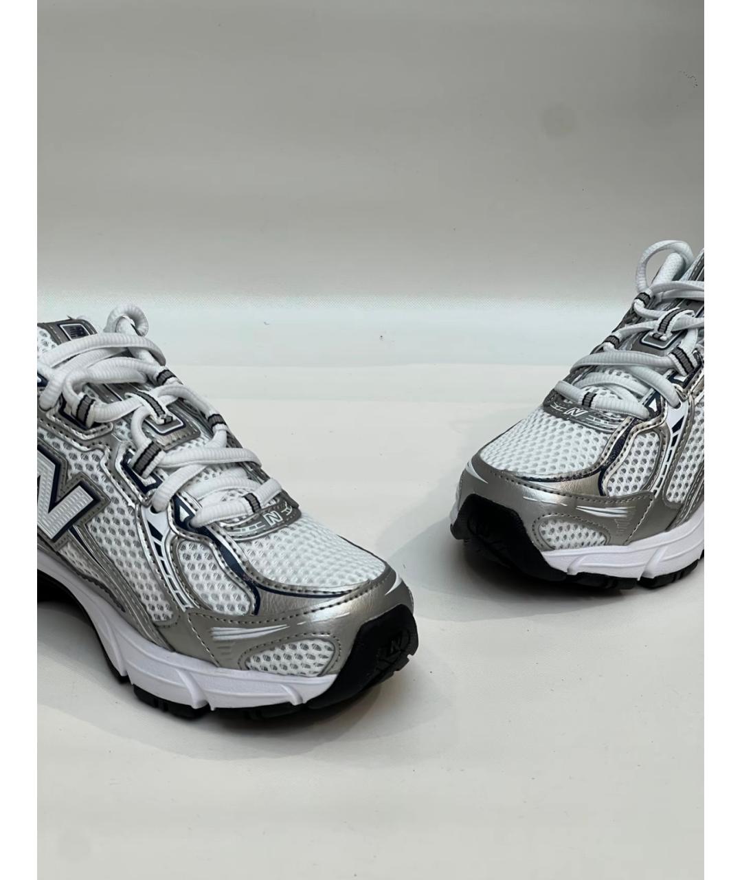 NEW BALANCE Белые синтетические низкие кроссовки / кеды, фото 7