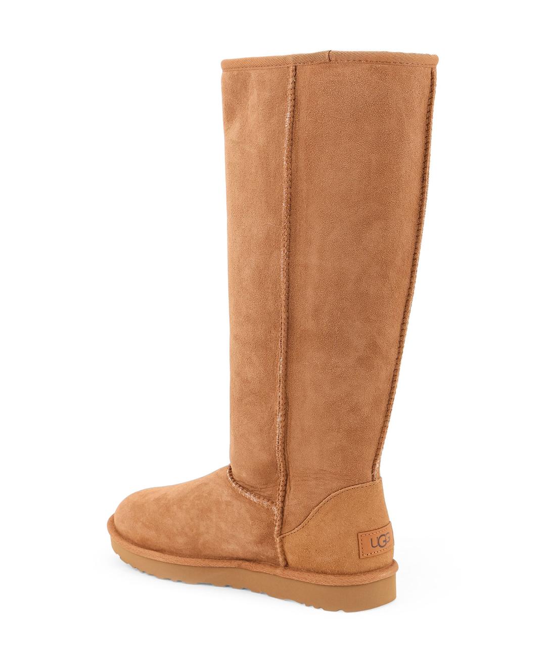 UGG Коричневые замшевые сапоги, фото 3