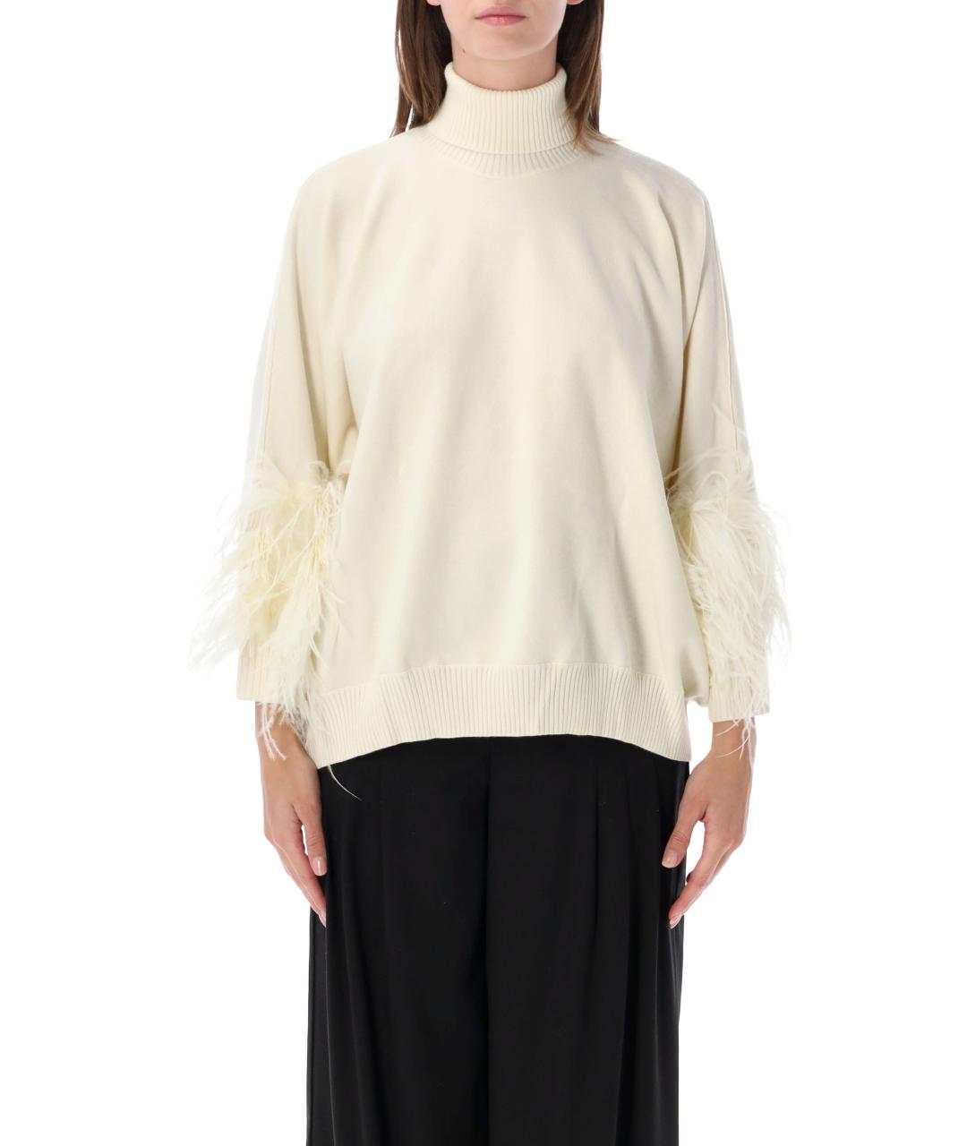 ALBERTA FERRETTI Белый джемпер / свитер, фото 4