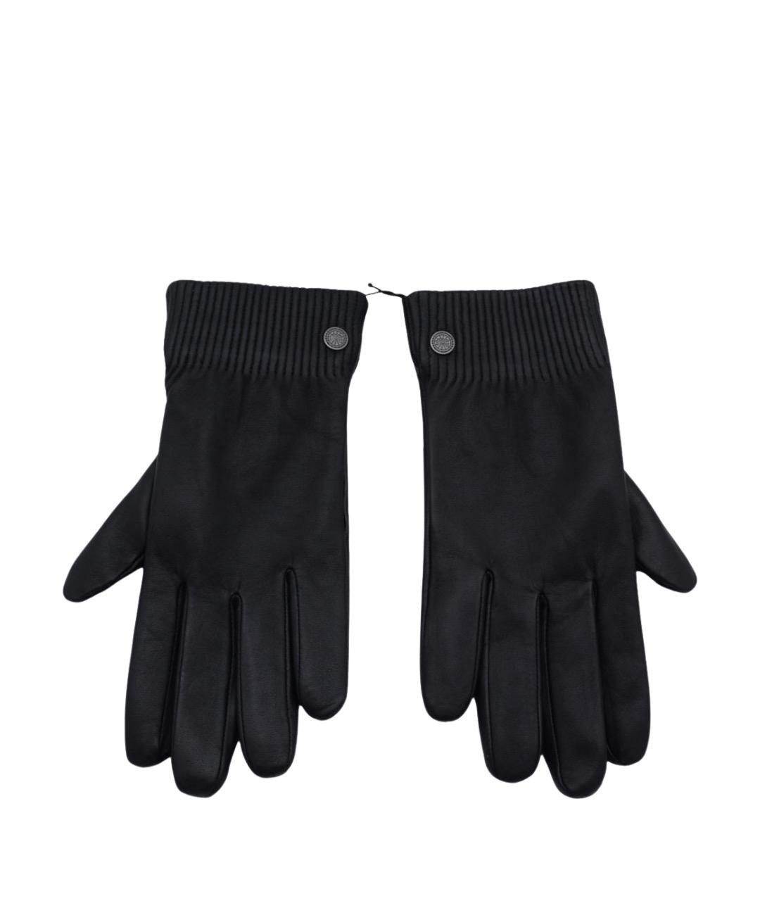 CANADA GOOSE Черные перчатки, фото 1