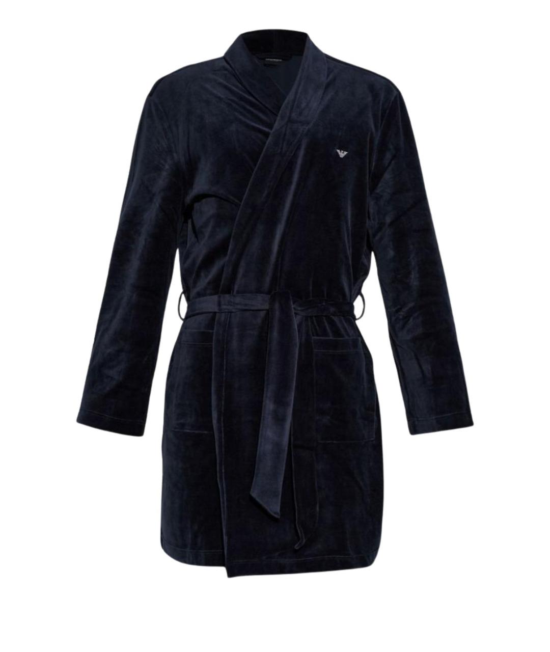EMPORIO ARMANI Темно-синий халат, фото 1