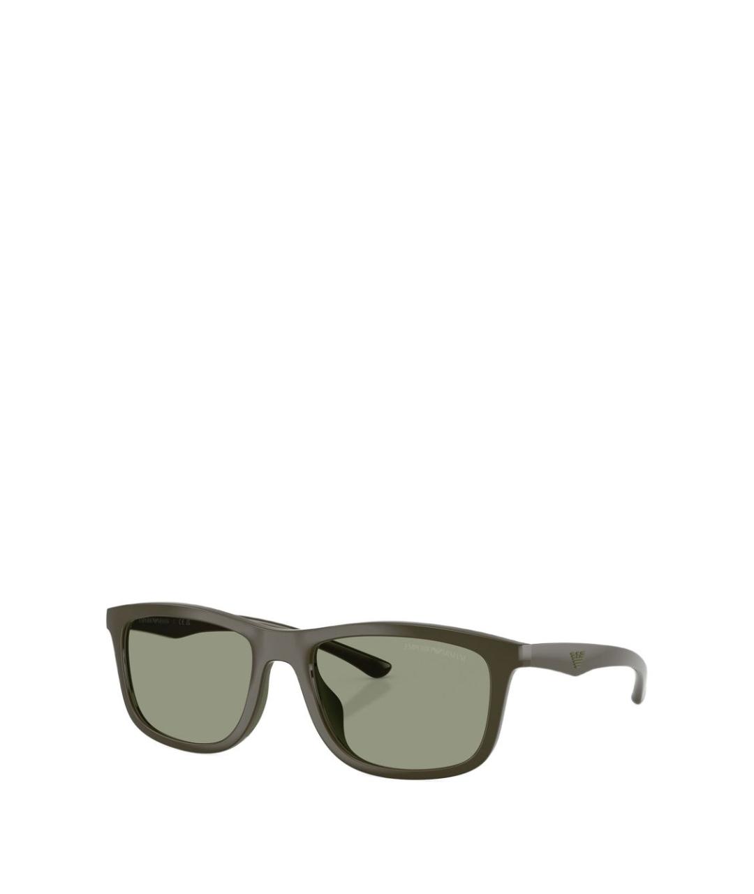 EMPORIO ARMANI Зеленые солнцезащитные очки, фото 3