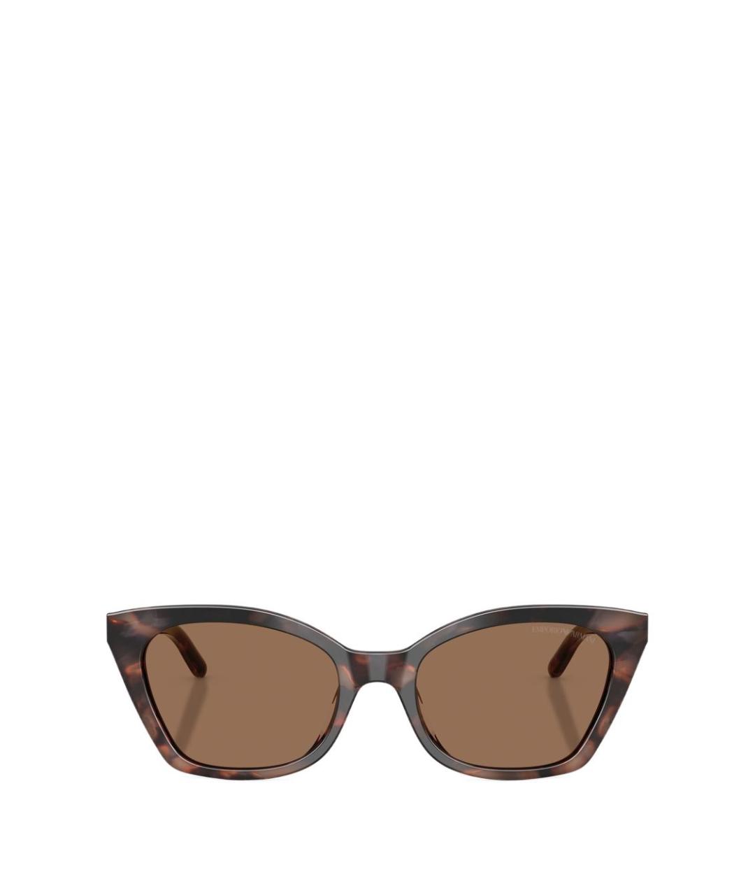 EMPORIO ARMANI Коричневые солнцезащитные очки, фото 1