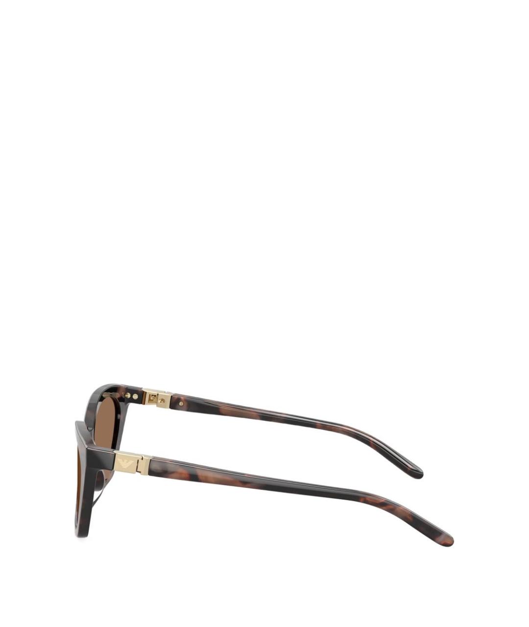 EMPORIO ARMANI Коричневые солнцезащитные очки, фото 3