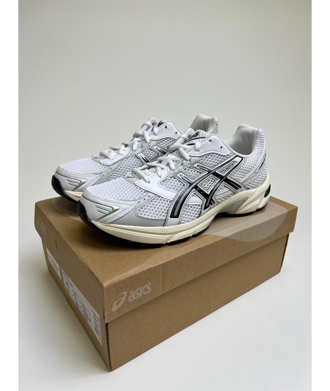 ASICS Белые синтетические низкие кроссовки / кеды, фото 2
