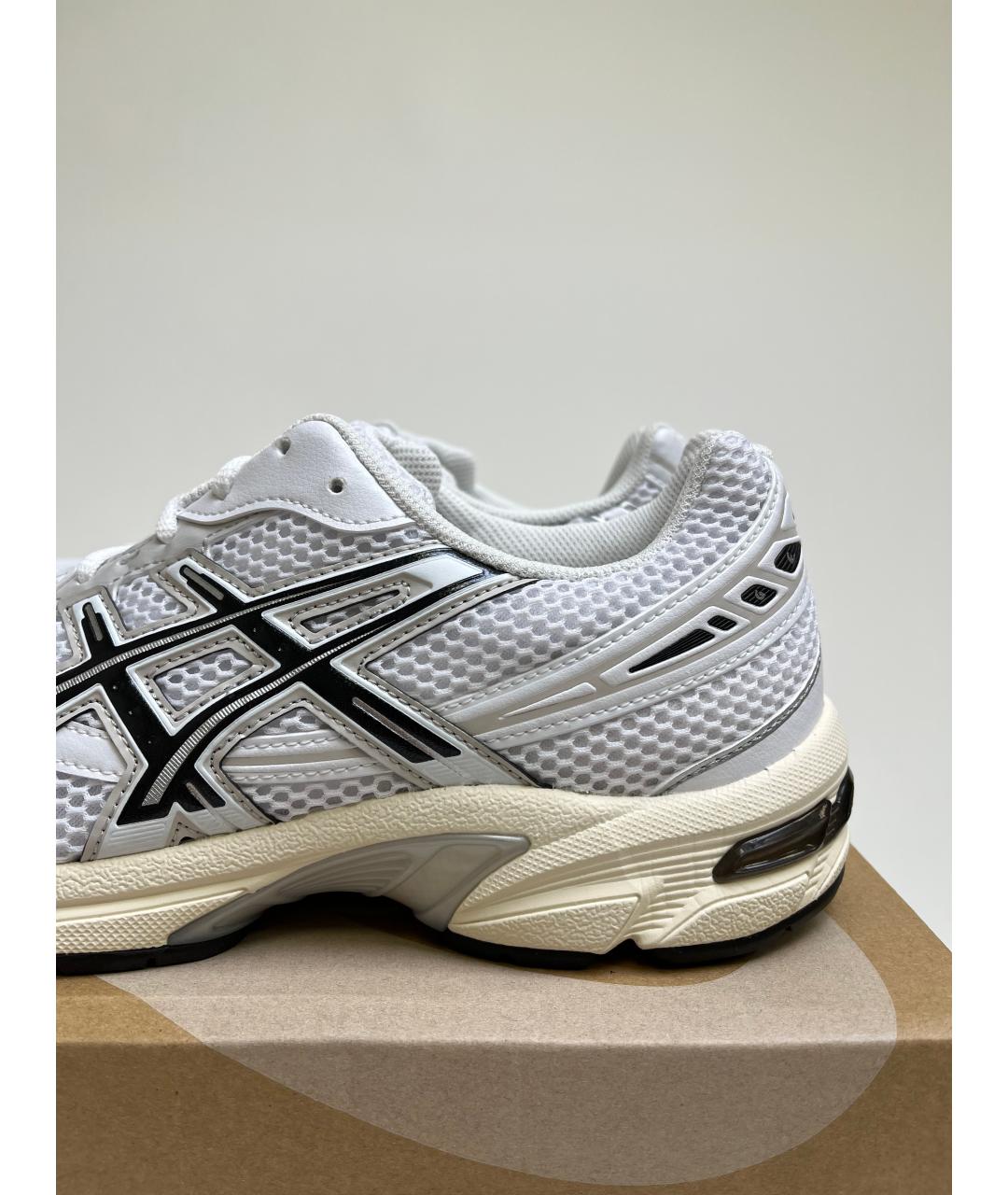 ASICS Белые синтетические низкие кроссовки / кеды, фото 4