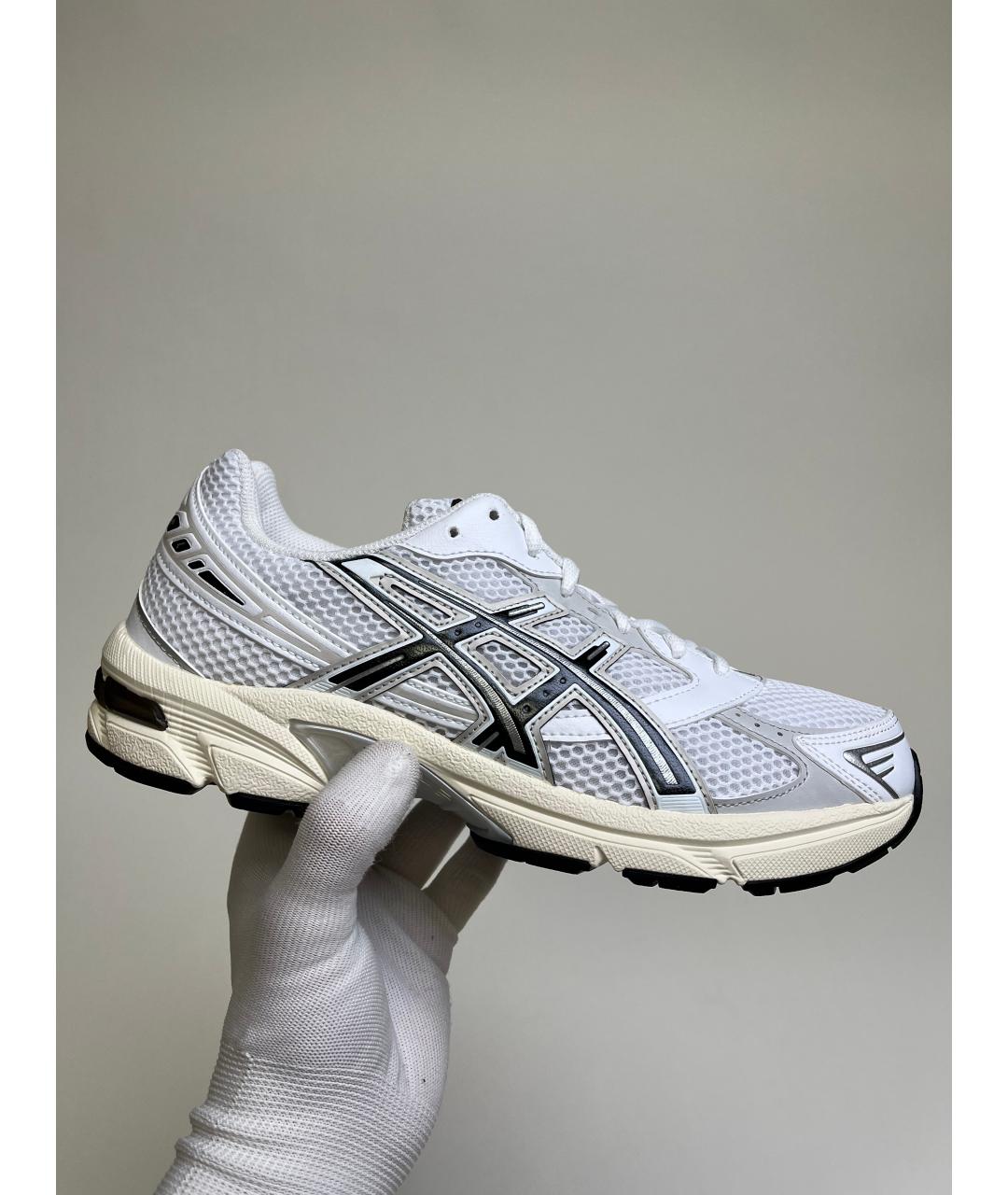 ASICS Белые синтетические низкие кроссовки / кеды, фото 6