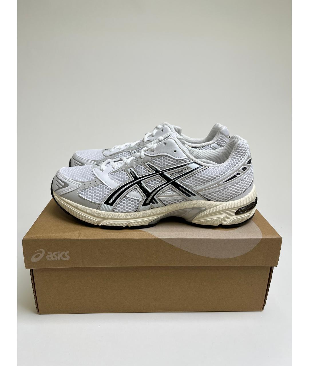 ASICS Белые синтетические низкие кроссовки / кеды, фото 3