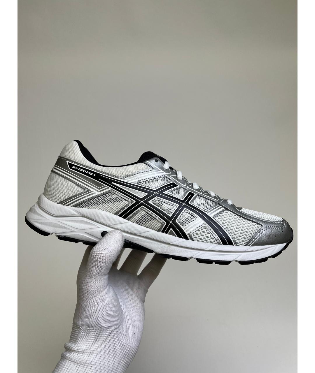 ASICS Белые синтетические кроссовки, фото 6