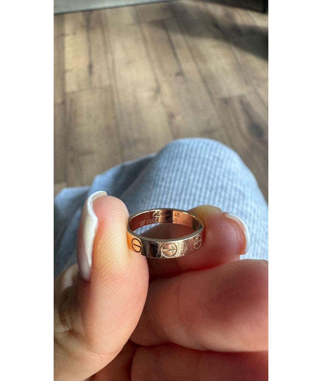 CARTIER Золотое кольцо из розового золота, фото 3