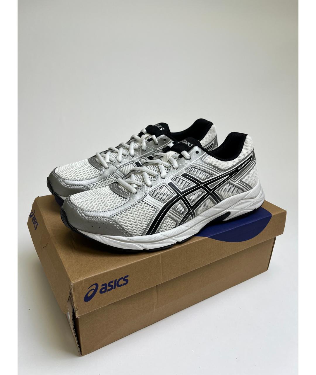 ASICS Белые синтетические низкие кроссовки / кеды, фото 2