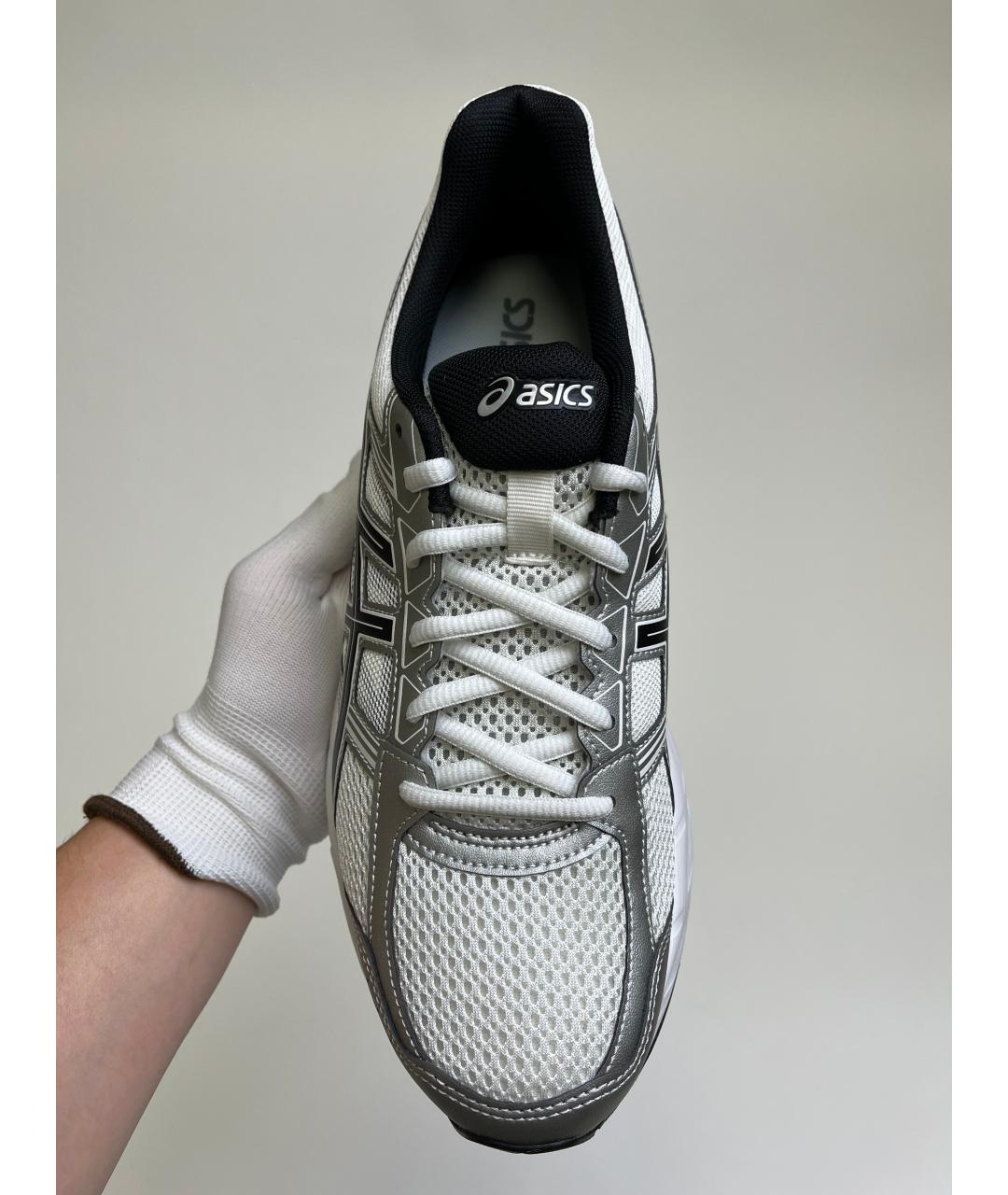 ASICS Белые синтетические низкие кроссовки / кеды, фото 6