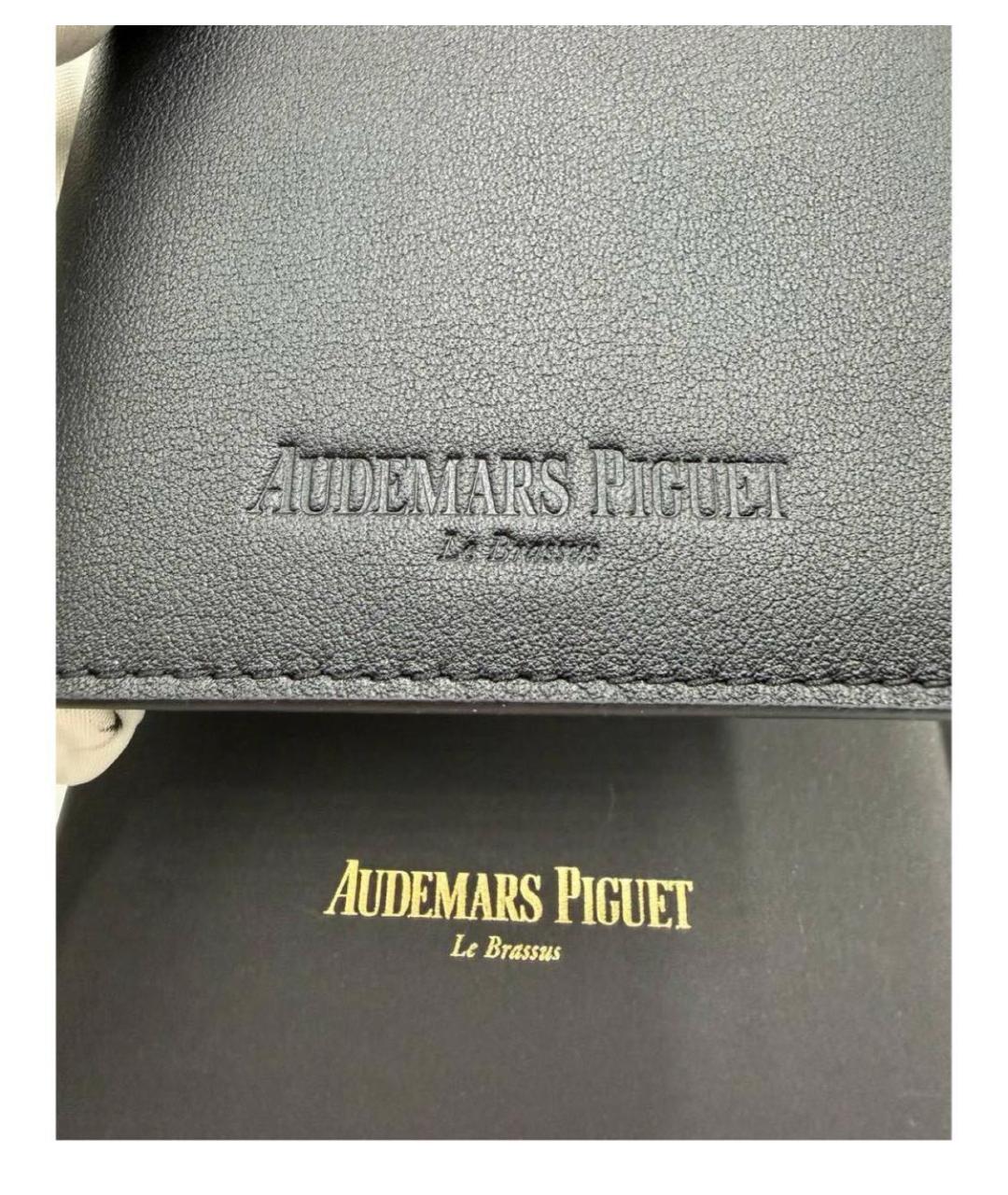 Audemars Piguet Черный кожаный кошелек, фото 4