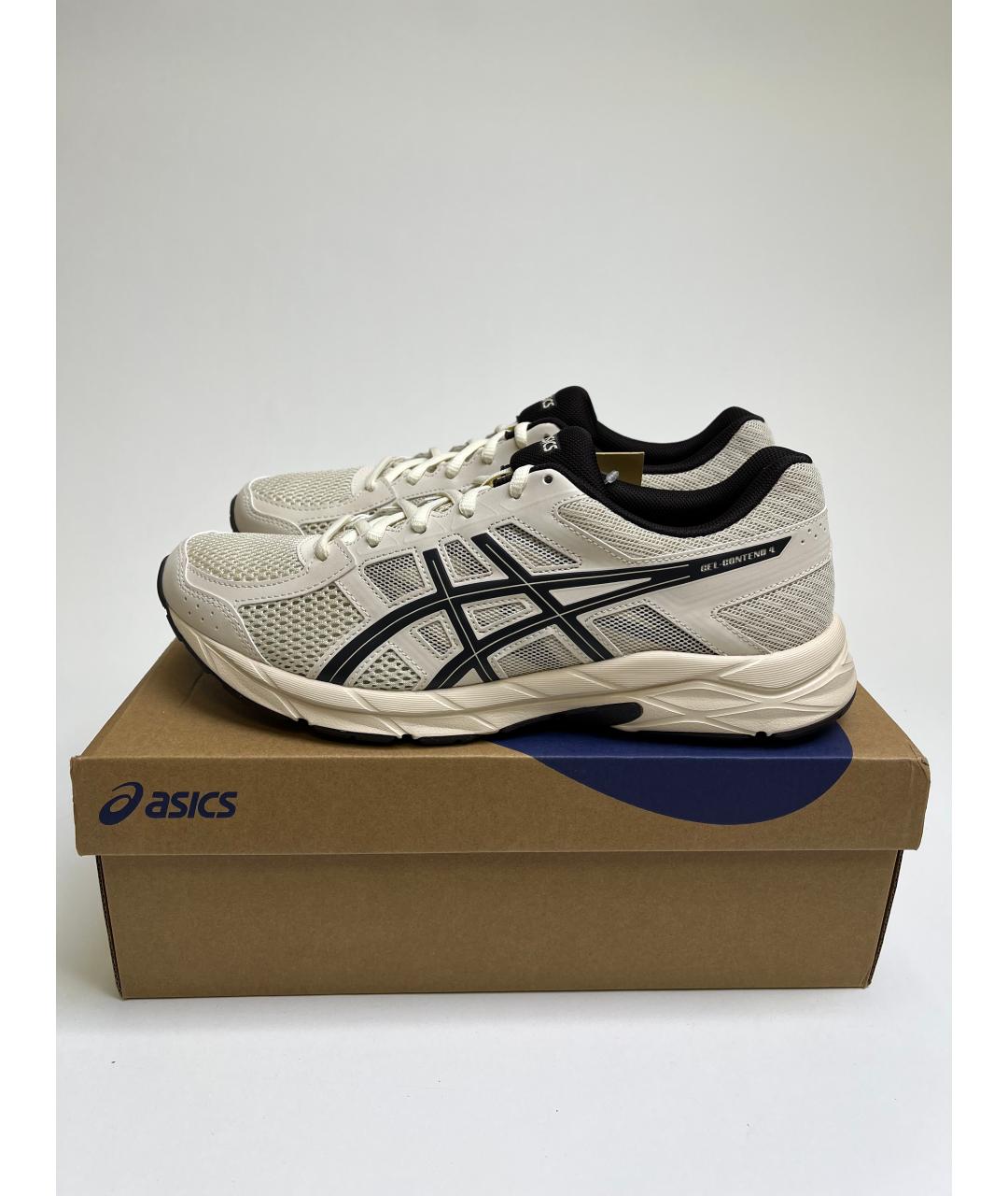 ASICS Серые синтетические низкие кроссовки / кеды, фото 3
