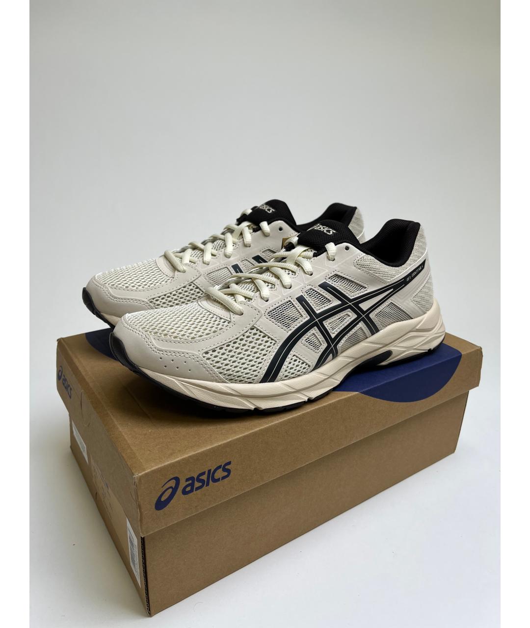 ASICS Серые синтетические низкие кроссовки / кеды, фото 2