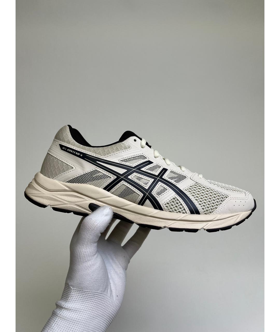 ASICS Серые синтетические низкие кроссовки / кеды, фото 6