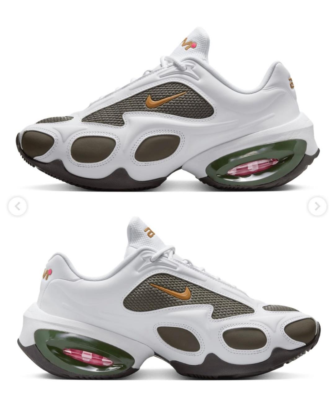 NIKE Белые текстильные кроссовки, фото 5