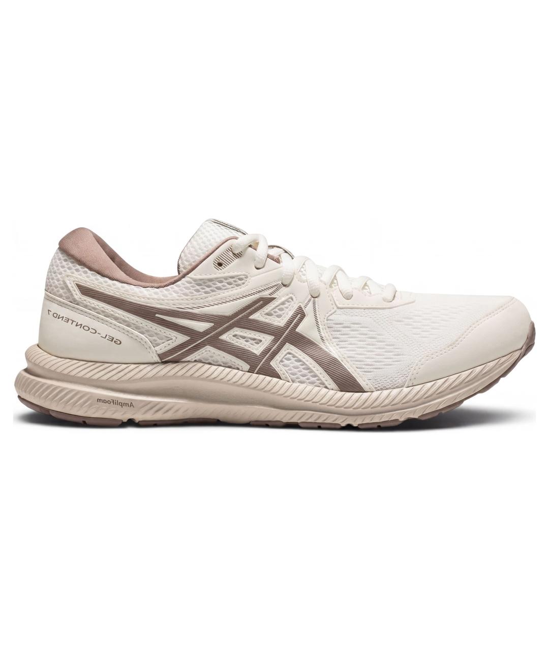 ASICS Бежевые синтетические низкие кроссовки / кеды, фото 9