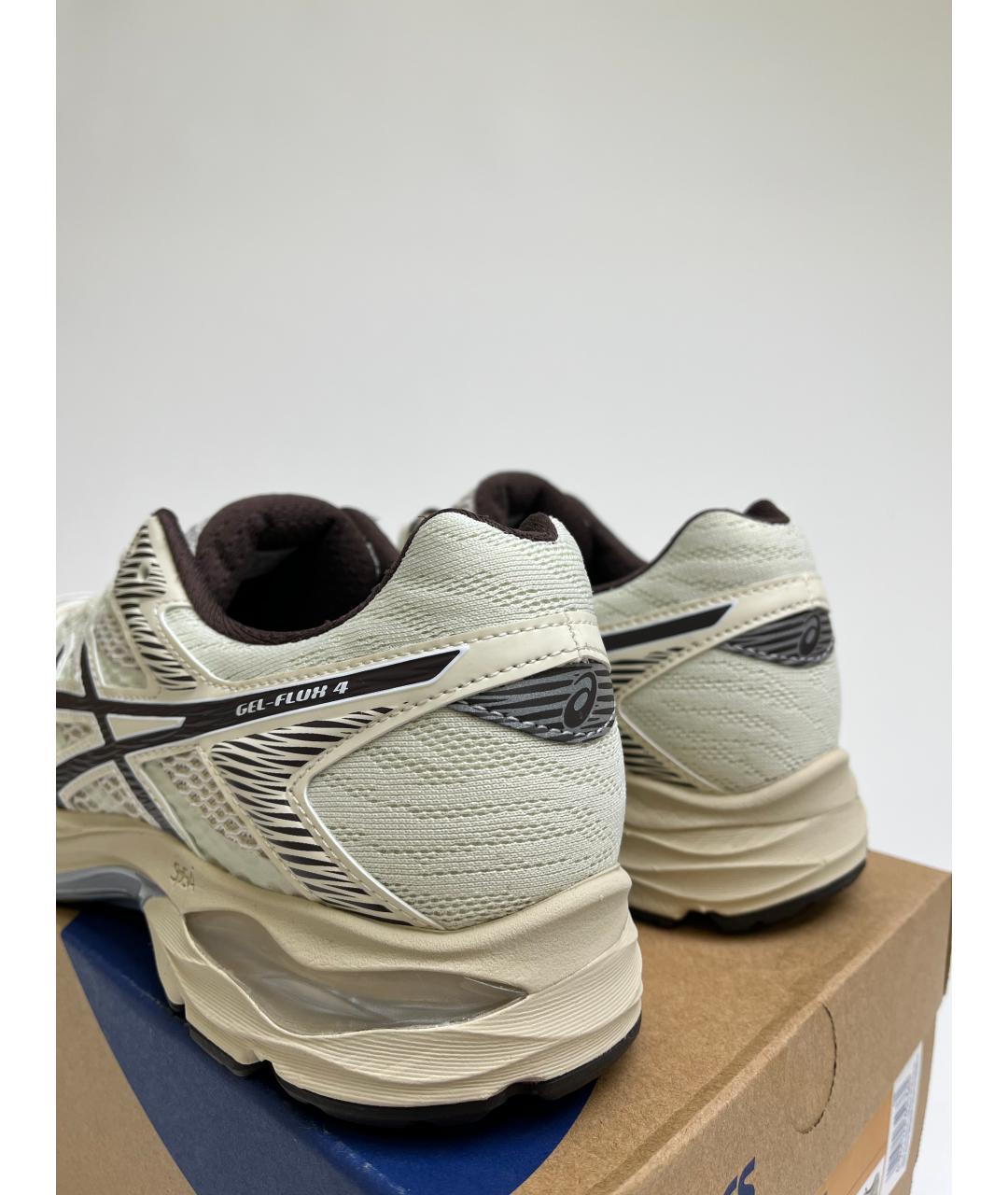 ASICS Бежевые синтетические низкие кроссовки / кеды, фото 5