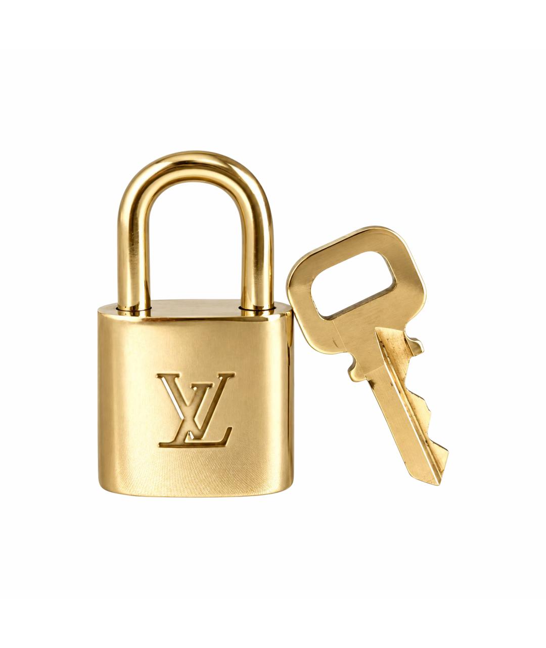 LOUIS VUITTON Золотой брелок, фото 9