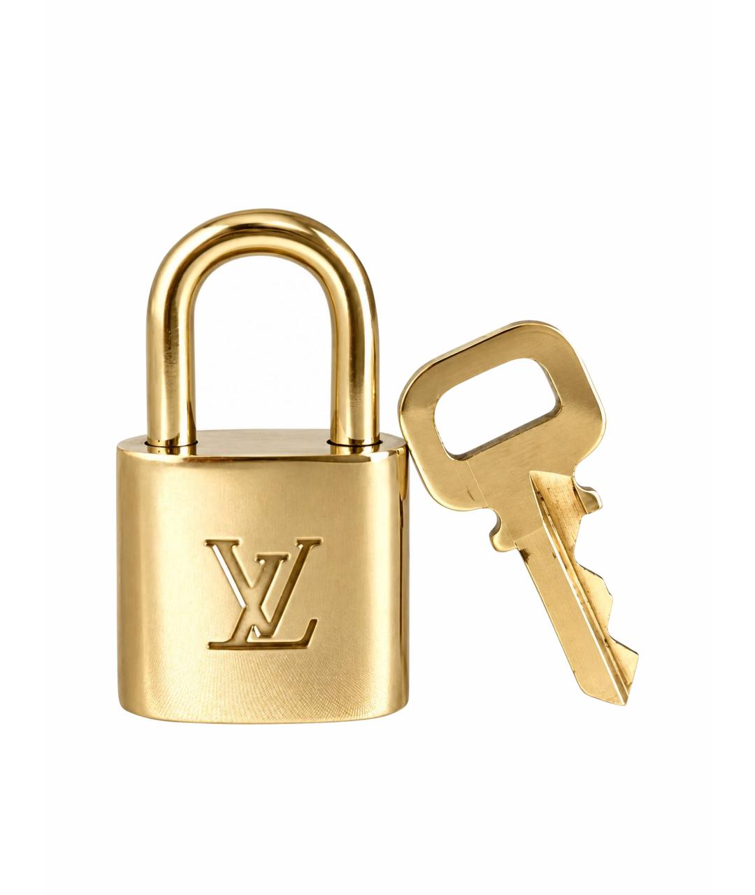 LOUIS VUITTON Золотой брелок, фото 1