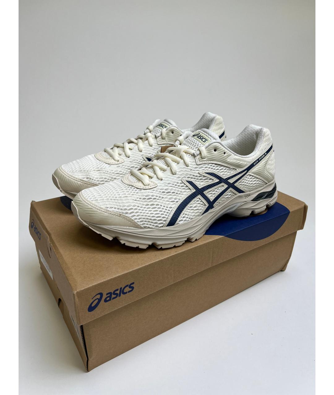 ASICS Белые синтетические низкие кроссовки / кеды, фото 2