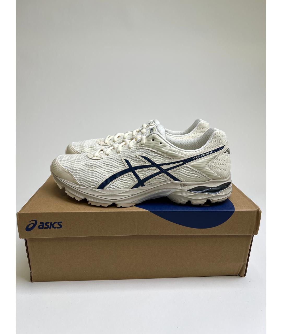 ASICS Белые синтетические низкие кроссовки / кеды, фото 3